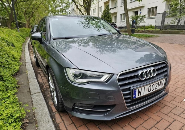 Audi A3 cena 59900 przebieg: 106000, rok produkcji 2015 z Warszawa małe 191